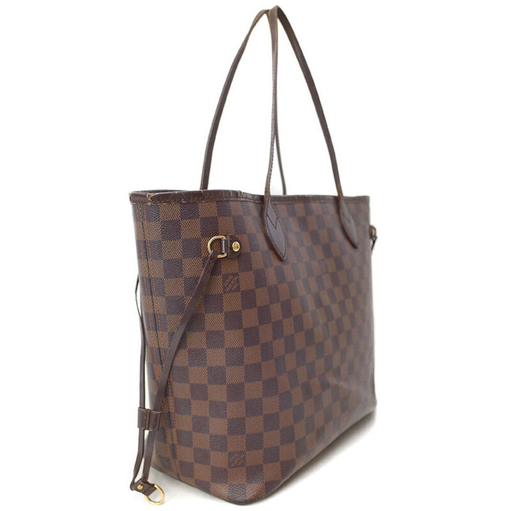 Louis Vuitton Damier Ebene Brown Neverfull Tote Bag - Picture 2 of 8